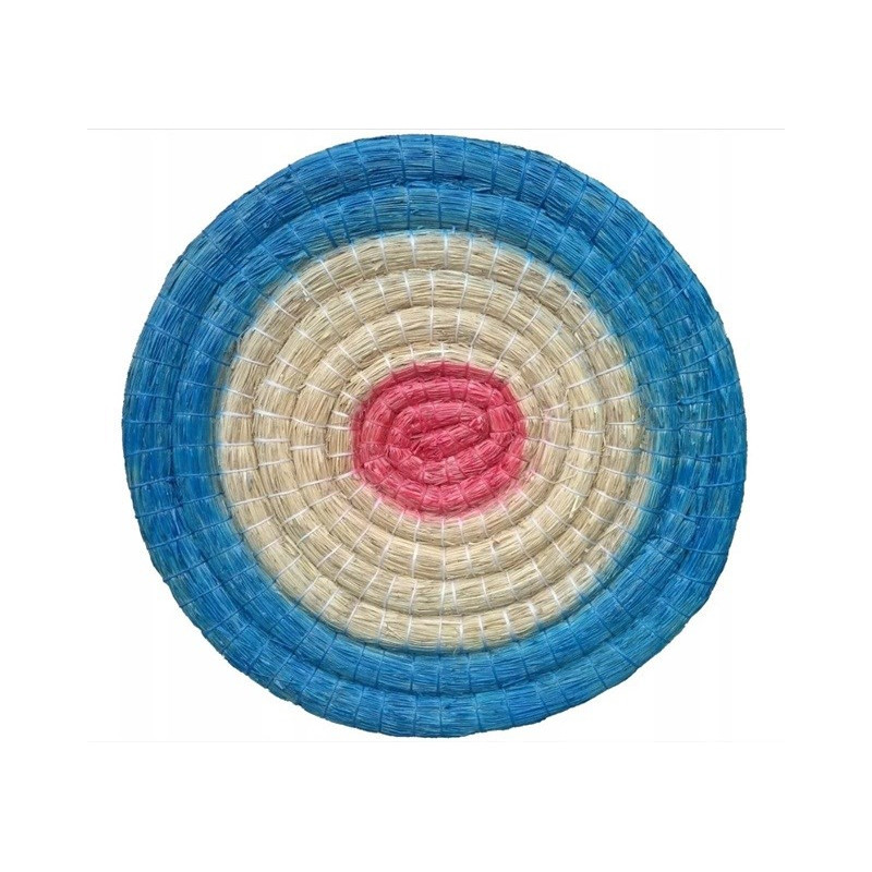 Round straw archery mat 65 cm - painted target zones