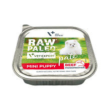 RAW PALEO Pate Mini Puppy Beef - šlapias maistas šuniukams - 150 g