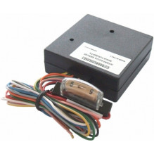 The slimcan interface generates signals: ignition, speed, reverse gear, handbrake, lights