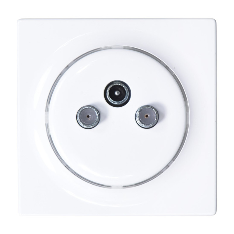 Fibaro Walli N socket-outlet R / TV+SAT White