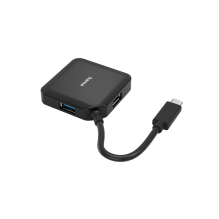 Hama 00200112 USB Hub 3.0 4 prievadų Type-C Black