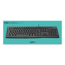 „Logitech K120 US“ juodos spalvos išdėstymas (920-002479)