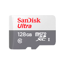 SanDisk Ultra microSDXC 128GB 100MB/ s Class 10 UHS-I (4x6 pack size), EAN: 0619659196509