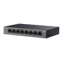 Jungiklis, TP-LINK, LS108GP, darbalaukis / pjedestalis, 8x10Base-T / 100Base-TX / 1000Base-T, PoE+ prievadai 8, LS108GP