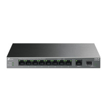 Jungiklis, TP-LINK, LS1210GP, 9x10Base-T / 100Base-TX / 1000Base-T, 1xSFP, PoE+ prievadai 8, LS1210GP