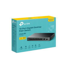 Switch, TP-LINK, LS1210GP, 9x10Base-T / 100Base-TX / 1000Base-T, 1xSFP, PoE+ ports 8, LS1210GP