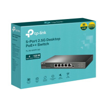 Jungiklis, TP-LINK, TL-SG105PP-M2, darbalaukis / stovas, 5x2.5GbE, TL-SG105PP-M2