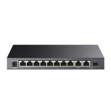 Switch, TP-LINK, TL-SG1210PP, 9x10Base-T / 100Base-TX / 1000Base-T, 1x10 / 100 / 1000BASE-T / SFP combo, PoE+ ports 6, T