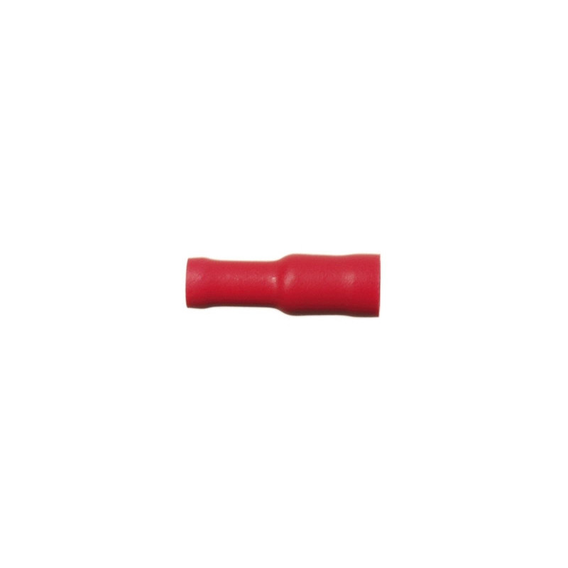 Round red socket 0.5-1.0 mm²