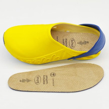 Scholl Evoflex - unisex clogs yellow, size 46