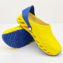 Scholl Evoflex - unisex clogs yellow, size 38