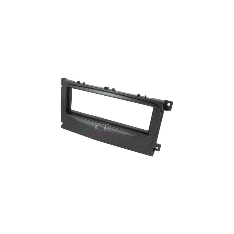 Radio frame for Ford Focus, Mondeo, S-Max 2007 - glossy black
