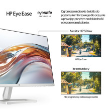 HP 23.8-inch Series 5 FHD monitor in white - 524sw