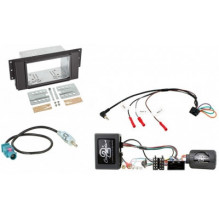 Mounting kit 2 din Land Rover Freelander, Discovery, Range-Rover-Sport models with amplifier.