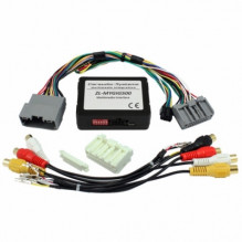 Interface for connecting reversing camera and audio video mygig chrysler, dodge and jeep