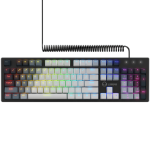 LORGAR Azar 514, Wired mechanical gaming keyboard, RGB backlight, 1680000 colour variations, 18 modes, keys number: 104,