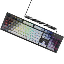 LORGAR Azar 514, Wired mechanical gaming keyboard, RGB backlight, 1680000 colour variations, 18 modes, keys number: 104,