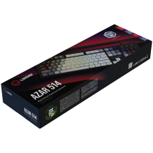 LORGAR Azar 514, Wired mechanical gaming keyboard, RGB backlight, 1680000 colour variations, 18 modes, keys number: 104,