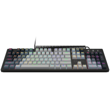 LORGAR Azar 514, Wired mechanical gaming keyboard, RGB backlight, 1680000 colour variations, 18 modes, keys number: 104,