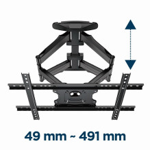 Gembird WM-75ST-01 TV mount 190.5 cm (75&quot;) Black