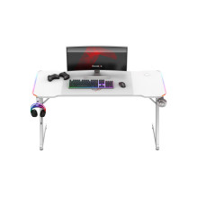 Huzaro Hero 3.3 White RGB - gaming table