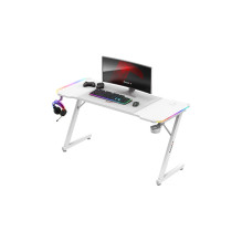 Huzaro Hero 3.3 White RGB - žaidimų stalas