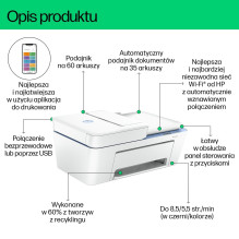 „HP DeskJet 4222e All-in-One“ spausdintuvas terminis rašalinis spausdintuvas A4 4800 x 1200 DPI 8,5 ppm Wi-Fi