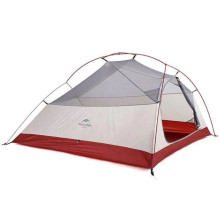 Naturehike Cloud UP 3 hiking tent (NH18T030-T) grey-red