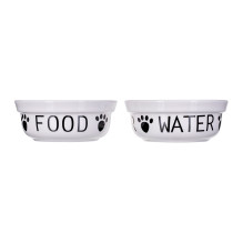 TRIXIE Dog Pet combination feeder &amp; waterer