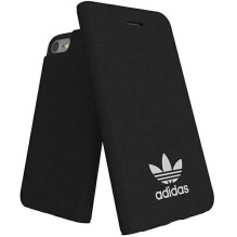 Adidas Adidas OR Booklet Case NAUJAS BASIC iPhone 6 / 6S / 7 / 8 / SE2020 / SE2022 juodai baltas / juodai baltas 26903