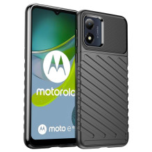 Hurtel Thunder Case Motorola Moto E13 Silicone Armored Cover Black