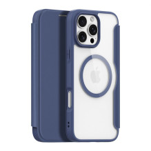 Dux Ducis Dux Ducis Skin X Pro iPhone 16 Pro Case with MagSafe and Flip Cover - Blue