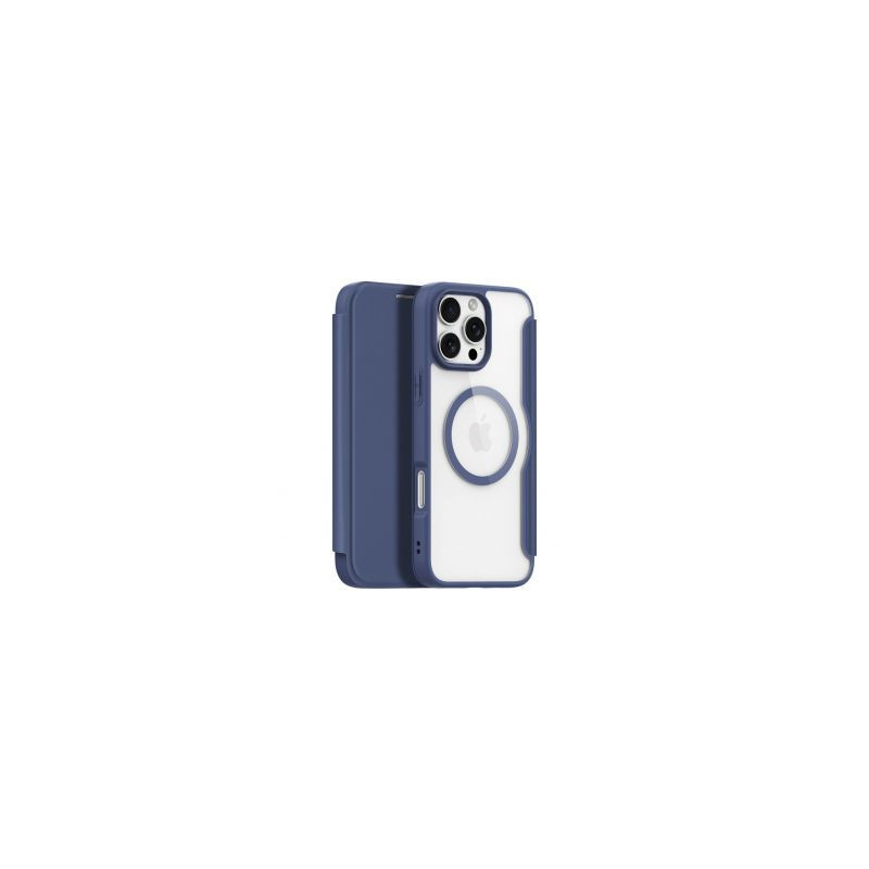 Dux Ducis Dux Ducis Skin X Pro dėklas, skirtas iPhone 16 Pro Max su MagSafe ir Flip - mėlyna