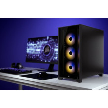 Corsair iCUE 4000X RGB Midi bokštas juodas