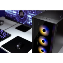 Corsair iCUE 4000X RGB Midi bokštas juodas