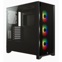 Corsair iCUE 4000X RGB Midi bokštas juodas