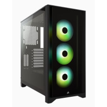 Corsair iCUE 4000X RGB Midi bokštas juodas