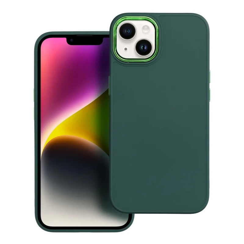 Dėklas FRAME Apple iPhone 16 žalias