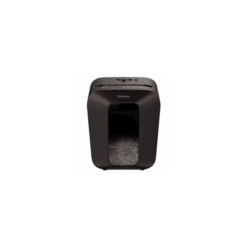 Fellowes Powershred LX41 Black, 17 L, Credit cards shredding, Mini-Cut Shredder, Paper handling standard / output 8 shee