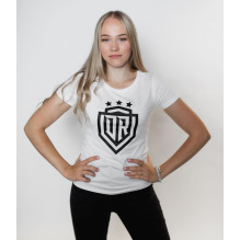 Dinamo - Women's T-SHIRT &quot;DINAMO&quot; WITH BLACK PRINT S White