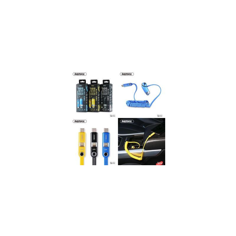 Remax Cutie Car Charger Yellow