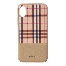 Devia Apple iPhone X Lattice case Brown