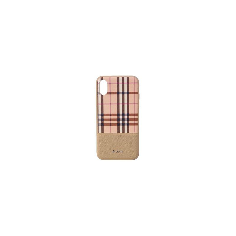 Devia Apple iPhone X Lattice case Brown