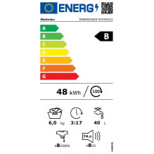 Juodos spalvos 38 cm gylio skalbyklė Electrolux EW6SM226CE