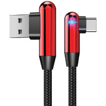 Evelatus - Type-C Data Cable TPC05 L-Shape Red