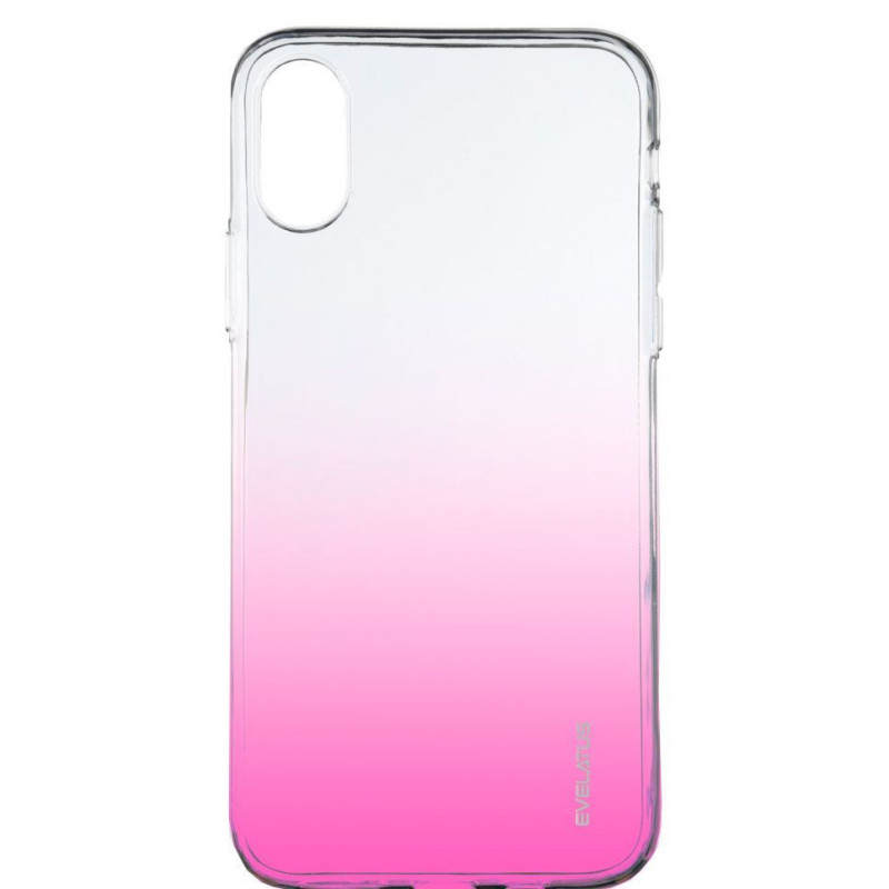 Evelatus Apple iPhone Xs Max Gradient TPU Case Rose Red