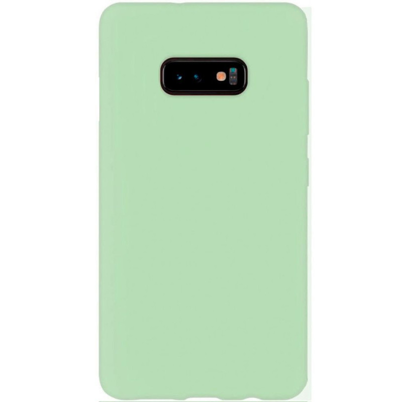 Evelatus Samsung Galaxy S10e Nano Silicone Case Soft Touch TPU Mint