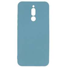 Evelatus Xiaomi Redmi 8 Soft Touch Silicone Case with Strap Blue