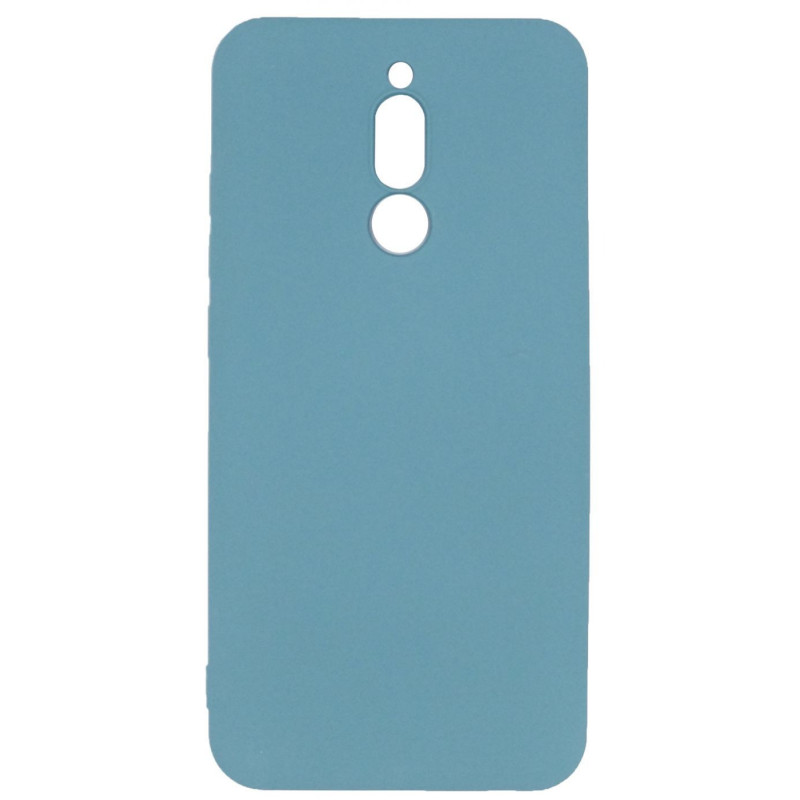 Evelatus Xiaomi Redmi 8 Soft Touch Silicone Case with Strap Blue