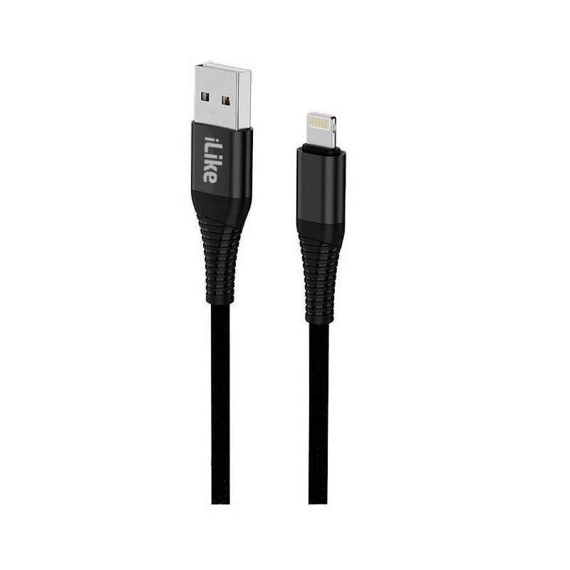 iLike - iLike Charging Cable for lightning devices CCI01 Black